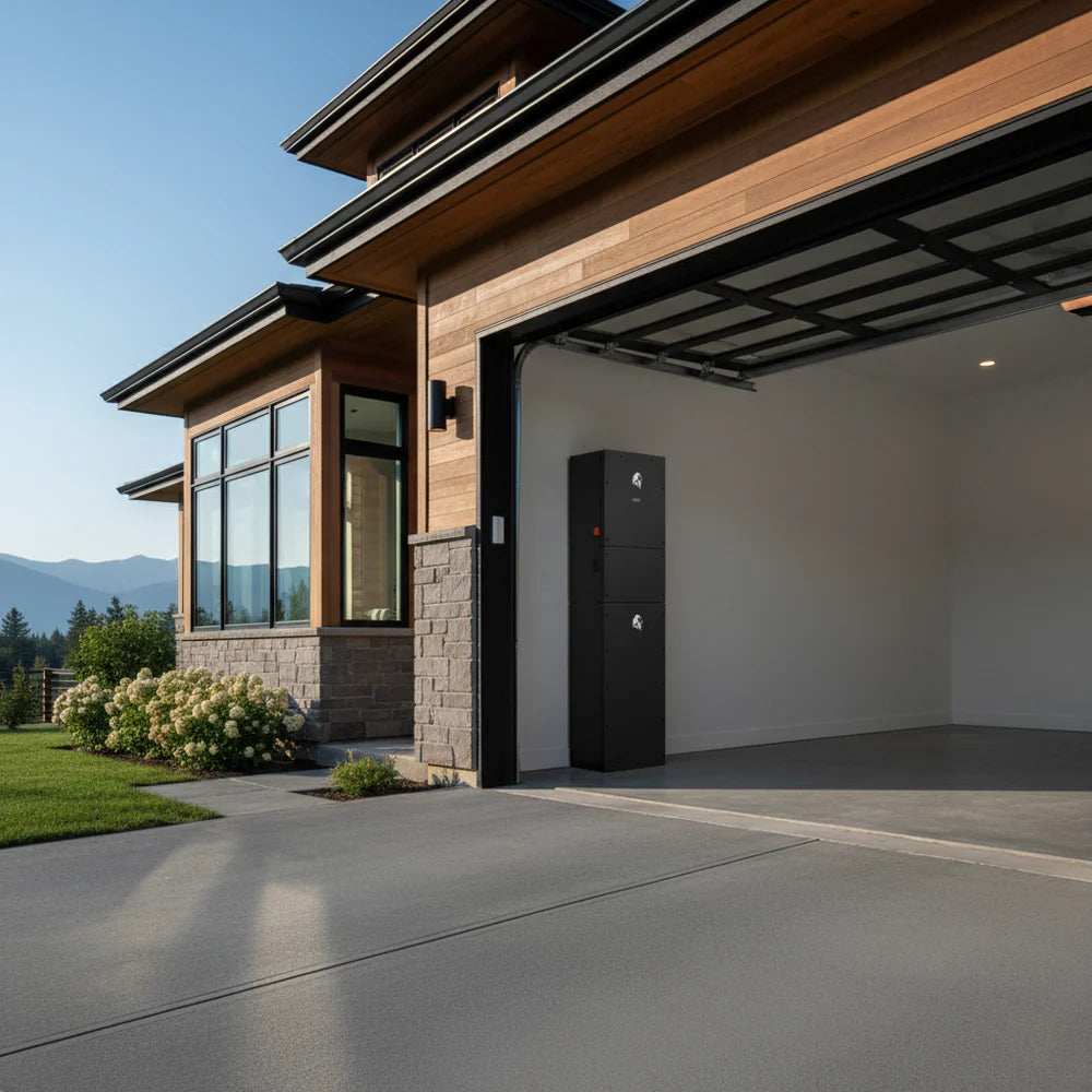 Lion Sanctuary 2™ Indoor | 12kW Hybrid Inverter + 14.3kWh LFP Battery | Home Backup Power System