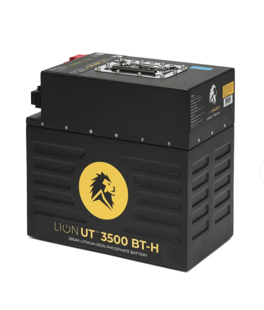 LiLIon UT™ 3500 HTR 12V Lithium Battery with Heater | 280Ah (3,584Wh) LiFePO4 | Bluetooth